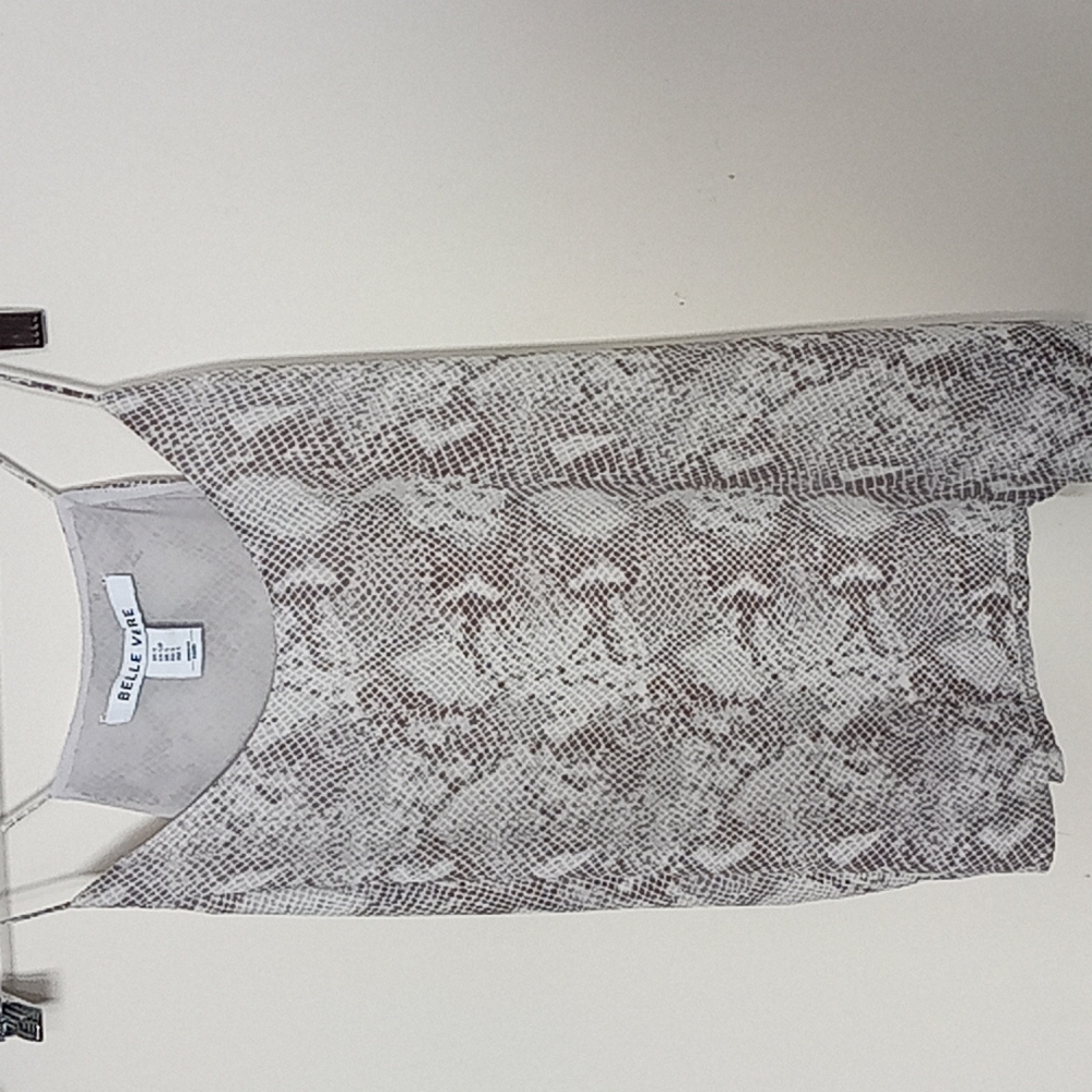 Snake print top